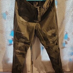 Lane Bryant Olive Cargo Pants